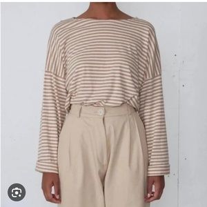 Boheme The Tee in Stripe, Sz 2 or S/M
